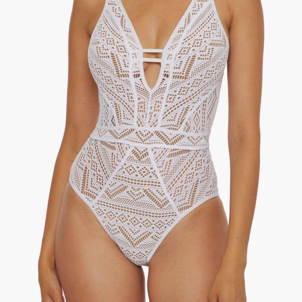 BECCA Color Play Mesh Swimsuit - Picture 2 of 5